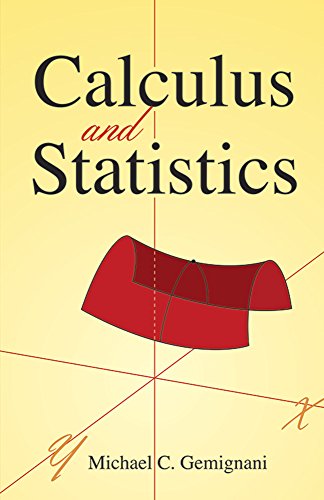 Calculus and Statistics (Dover Books on Mathematics)