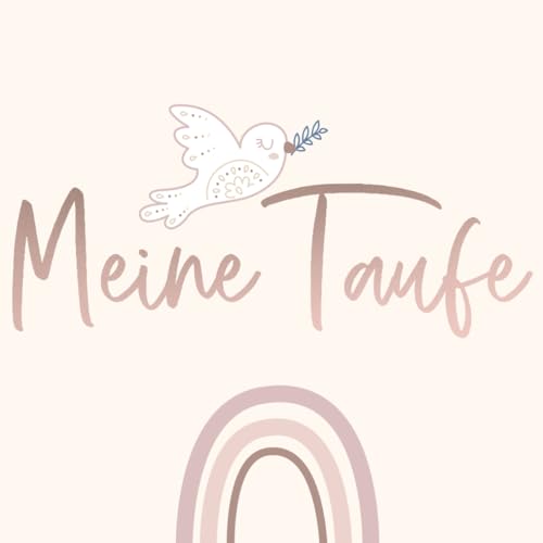 Meine Taufe rosa Taufbuch Taufgeschenk Taufgästebuch Erinnerungsalbum mit Fragen und Platz für Fotos: 80 Seiten; 21 cm x 21 cm