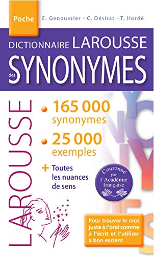 Dictionnaire des synonymes: 165 000 synonymes et 25 000 exemples von Larousse