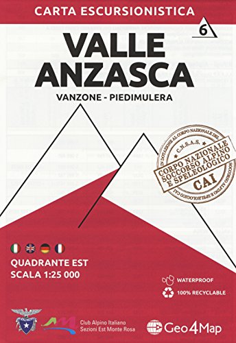 Valle Anzasca Est 1:25000: Vanzone - Piedimulera Valle Anzasca Est 1:25000: Vanzone - Piedimulera von LIBRERIA GEOGRAFICA
