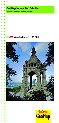 Bad Oeynhausen, Bad Salzuflen Wanderkarte 1:35 000: Bielefeld, Herford, Minden, Lemgo Bad Oeynhausen, Bad Salzuflen Wanderkarte 1:35 000: Bielefeld, Herford, Minden, Lemgo