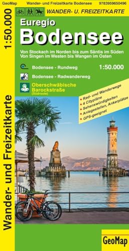 Euregio Bodensee Wander- und Freizeitkarte: 1:50.000 (Geo Map)