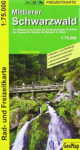 Naturpark Schwarzwald Mitte - Rad- und Freizeitkarte: 1:75.000 (Geo Map)