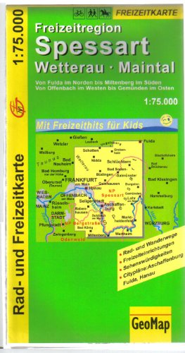 Spessart, Wetterau, Maintal Rad- und Freizeitkarte: 1:75.000 (Geo Map)