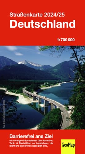 Straßenkarte Deutschland 2024/25 von GeoCenter