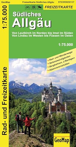Südliches Allgäu - Rad- und Freizeitkarte (Geo Map) von GeoCenter