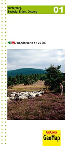 Winterberg Blatt 01 topographische Wanderkarte NRW: 1:25.000 (Geo Map)