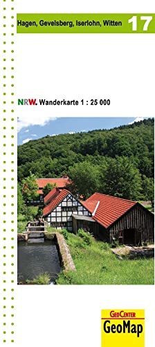 Wanderkarte Nordrhein-Westfalen 17 Hagen 1:25 000 (Geo Map)