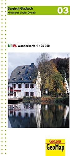 Wanderkarte Nordrhein-Westfalen 20 Wipperfürth 1:25 000 (Geo Map)