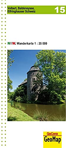 WK 15 Velbert, Baldeneysee, Elfringhauser Schweiz: 1:25.000 Wanderkartenserie NRW (Geo Map)