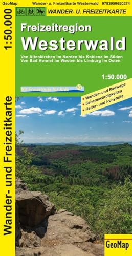 Westerwald Wander- und Freizeitkarte: 1:50.000 von GeoCenter