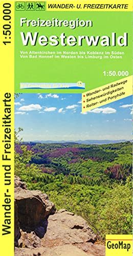 Westerwald Wander- und Freizeitkarte: 1:50.000