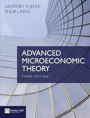 Advanced Microeconomic Theory (3rd Edition): International Edition von Pearson
