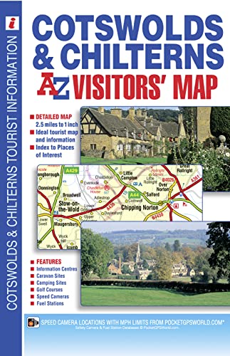 Cotswolds & Chilterns A-Z Visitors' Map von Geographers' A-Z Map Co Ltd