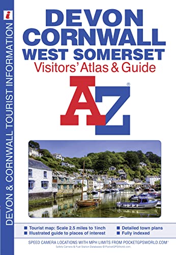 Devon, Cornwall and West Somerset Visitors' Atlas (A-Z Street Maps & Atlases) von A-Z Maps