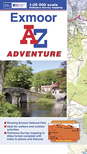 Exmoor A-Z Adventure Atlas von Geographers A-Z Map Co Ltd
