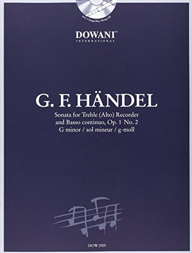 Handel: Sonata in G Minor, Op. 1, No. 2 for Treble (Alto) Recorder and Basso Continuo