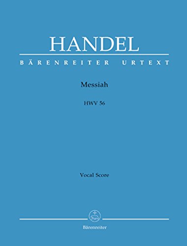 Händel Messias Hwv 56. Klavierauszug
