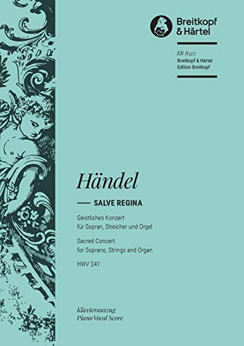 Salve Regina HWV 241 - Kantate - Breitkopf Urtext - Klavierauszug (EB 8537): Sopran und Klavier