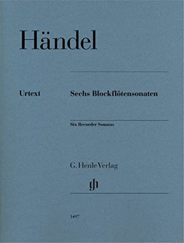Sechs Blockflötensonaten: Besetzung: Blockflöte und Basso continuo (G. Henle Urtext-Ausgabe)