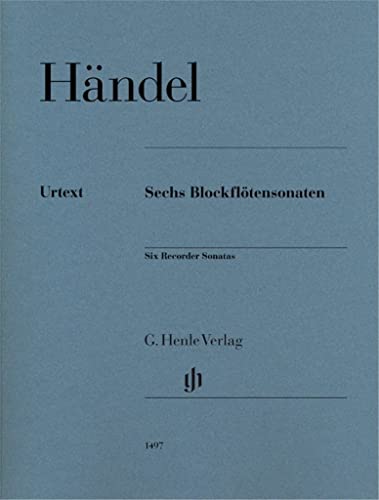 Sechs Blockflötensonaten: Besetzung: Flöte und Klavier (G. Henle Urtext-Ausgabe)