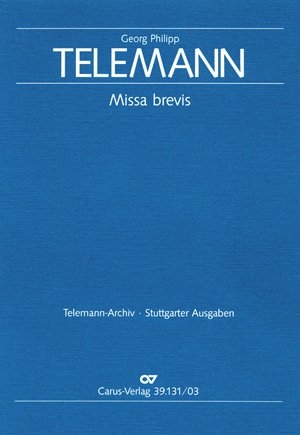 Telemann: Missa brevis in h (TVWV 9:14). Klavierauszug