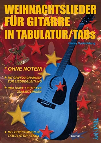 Weihnachtslieder für Gitarre in Tabulatur / TABs von Tunesday Records & Publishing