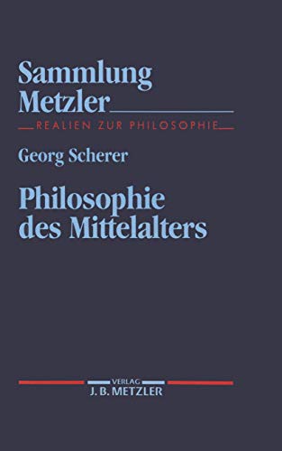 Philosophie des Mittelalters (Sammlung Metzler)