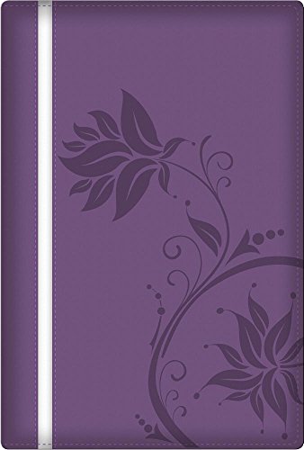 Biblia de la Mujer Conforme Al Corazón de Dios: Duotono Morado