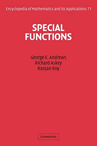 Special Functions (Encyclopedia of Mathematics & Its Applications) von Cambridge University Press