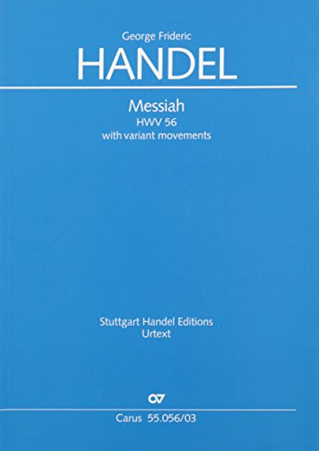 Messiah (Klavierauszug englisch): mit Variantensätzen. HWV 56, 1742