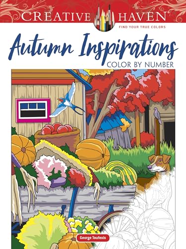 Creative Haven Autumn Inspirations Color by Number (Creative Haven Coloring Books)