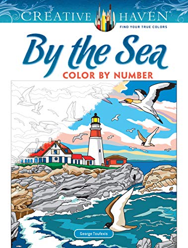 Creative Haven by the Sea Color by Number (Creative Haven Coloring Books)