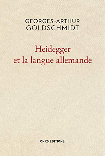 Heidegger et la langue allemande