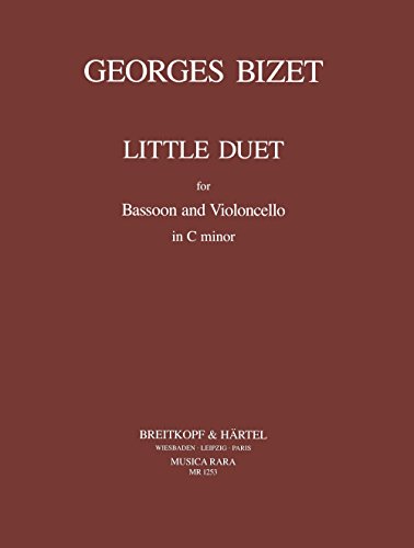 Kleines Duett in c-moll (1874) für Fagott, Cello (MR 1253) von Breitkopf & Härtel
