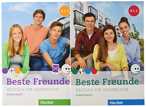 Beste Freunde B1: Deutsch für Jugendliche.Deutsch als Fremdsprache / Paket Arbeitsbuch B1.1 und B1.2 mit Audio-CD von Hueber Verlag GmbH