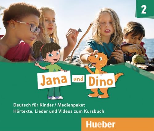Jana und Dino 2: 2 Audio-CDs und 1 DVD zum Kursbuch.Deutsch für Kinder / Medienpaket Jana und Dino 2: 2 Audio-CDs und 1 DVD zum Kursbuch.Deutsch für Kinder / Medienpaket
