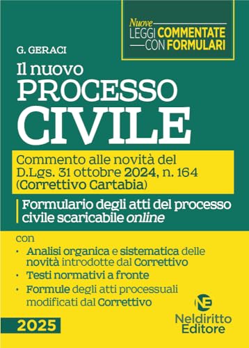 Nuovo processo Civile. Commento alle novità del Decreto Correttivo Cartabia D.Lgs. 31 ottobre 2024, n. 164 (Nuove leggi commentate) von Neldiritto Editore