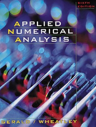 Applied Numerical Analysis von Addison Wesley