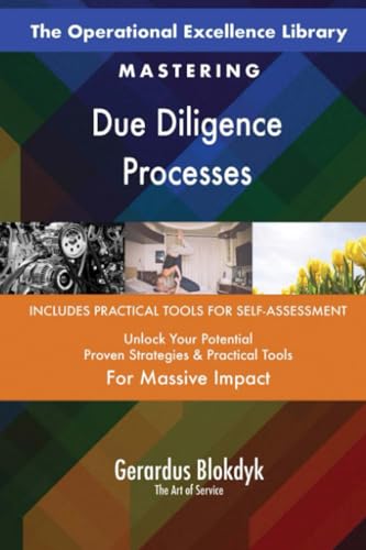 The Operational Excellence Library; Mastering Due Diligence Processes The Operational Excellence Library; Mastering Due Diligence Processes von 5STARCooks