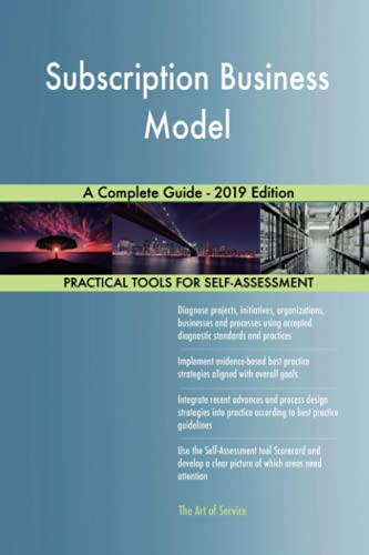Subscription Business Model A Complete Guide - 2019 Edition von 5starcooks
