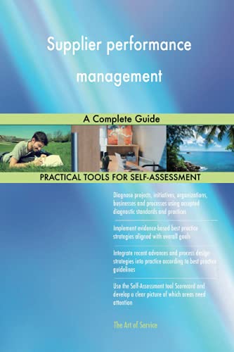 Supplier performance management A Complete Guide Supplier performance management A Complete Guide