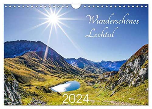 Wunderschönes Lechtal (Wandkalender 2024 DIN A4 quer), CALVENDO Monatskalender von CALVENDO
