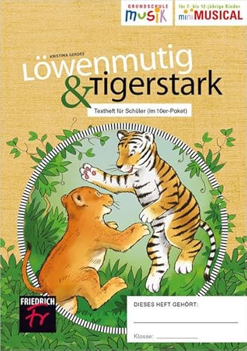 Löwenmutig & Tigerstark: Schülerhefte im 10er-Paket