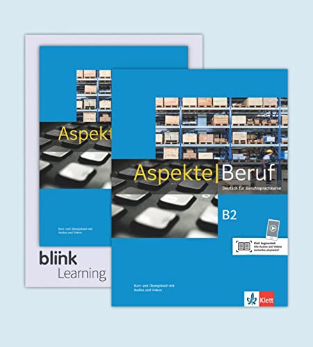 Aspekte Beruf B2 - Media Bundle BlinkLearning: Deutsch für Berufssprachkurse. Kurs- und Übungsbuch mit Audios inklusive Lizenzcode BlinkLearning (14 Monate) von Klett Sprachen GmbH