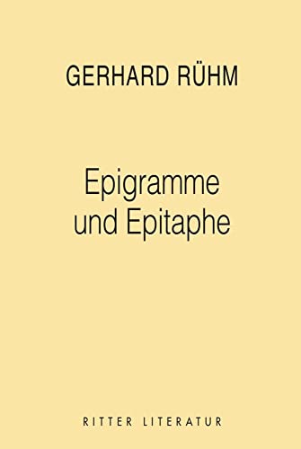 Epigramme und Epitaphe von Ritter Klagenfurt