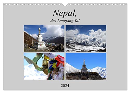 Nepal, das Langtang Tal (Wandkalender 2024 DIN A3 quer), CALVENDO Monatskalender von CALVENDO