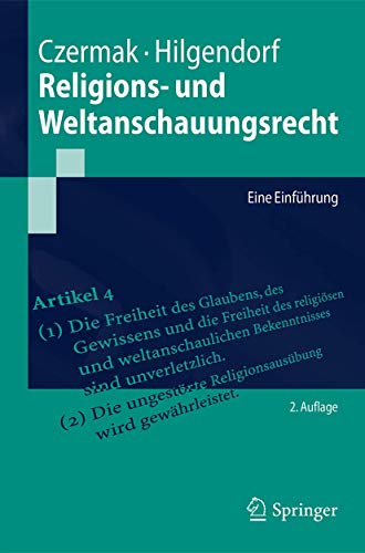 Religions- und Weltanschauungsrecht: Eine Einführung (Springer-Lehrbuch)