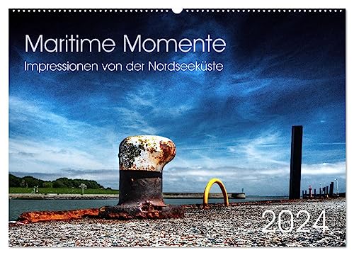 Maritime Momente (Wandkalender 2024 DIN A2 quer), CALVENDO Monatskalender
