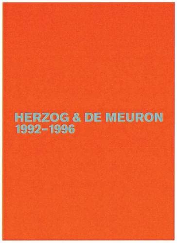 Herzog & de Meuron 1992-1996: Träger des Pritzker-Preises 2001 (Herzog & De Meuron ‒ The Complete Works, Band 3) von Birkhauser